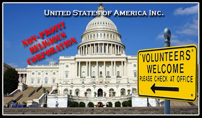 United States of America INC.Registered in Delaware as a Religious Non Profit Corporation