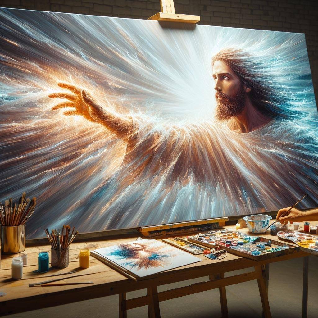 Amazing Painting of Lord Jesus Christ